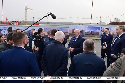 Лукашенко посещает с рабочей поездкой Гродно