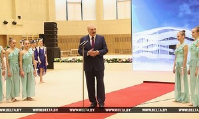 Лукашенко: Дворец гимнастики стоит вложенных в него денег