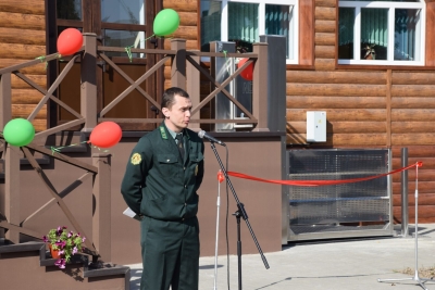 26 сентября состоялось открытие здания Хотимского лесничества после ремонта