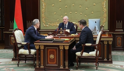Встреча с Главой Администрации Президента Игорем Сергеенко и Госсекретарем Совета Безопасности Андреем Равковым