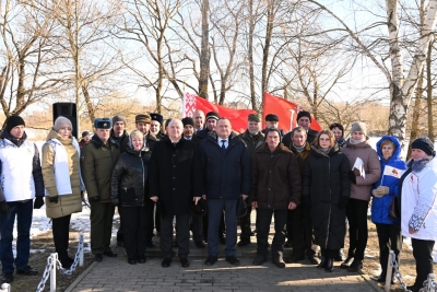 В Хотимске прошел митинг, посвященный 34-й годовщине вывода советских войск из Афганистана