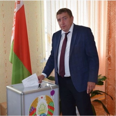 Председатель Хотимского райисполкома Михаил Куксенков принял участие в выборах Президента Республики Беларусь